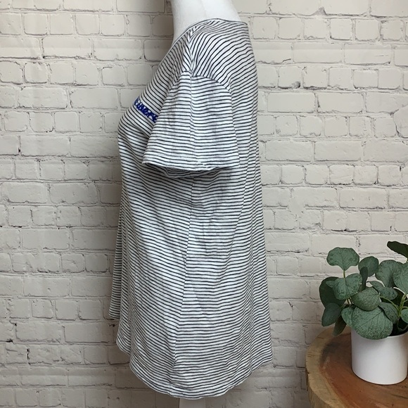 Express Striped "Wish You Were Here" Tee - Picture 7 of 12